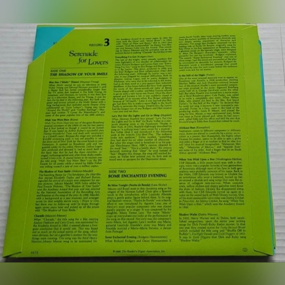 Reader's Digest SERENADE FOR LOVERS 9-Record LP Box Set (1969, Vinyl) - Picture 9 of 15